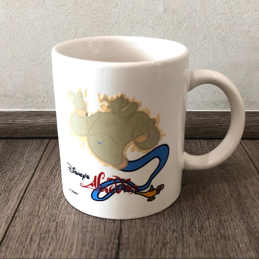 1992 Disney Aladdin color changing coffee cup